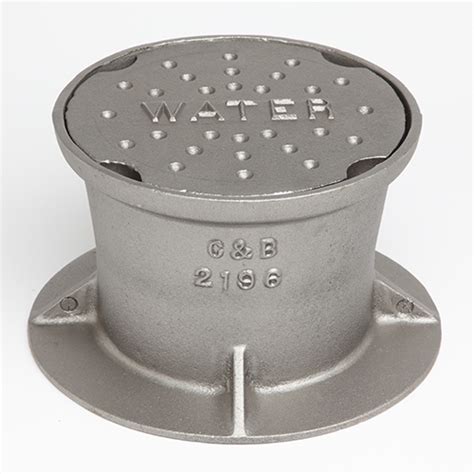 cast iron valve box lid